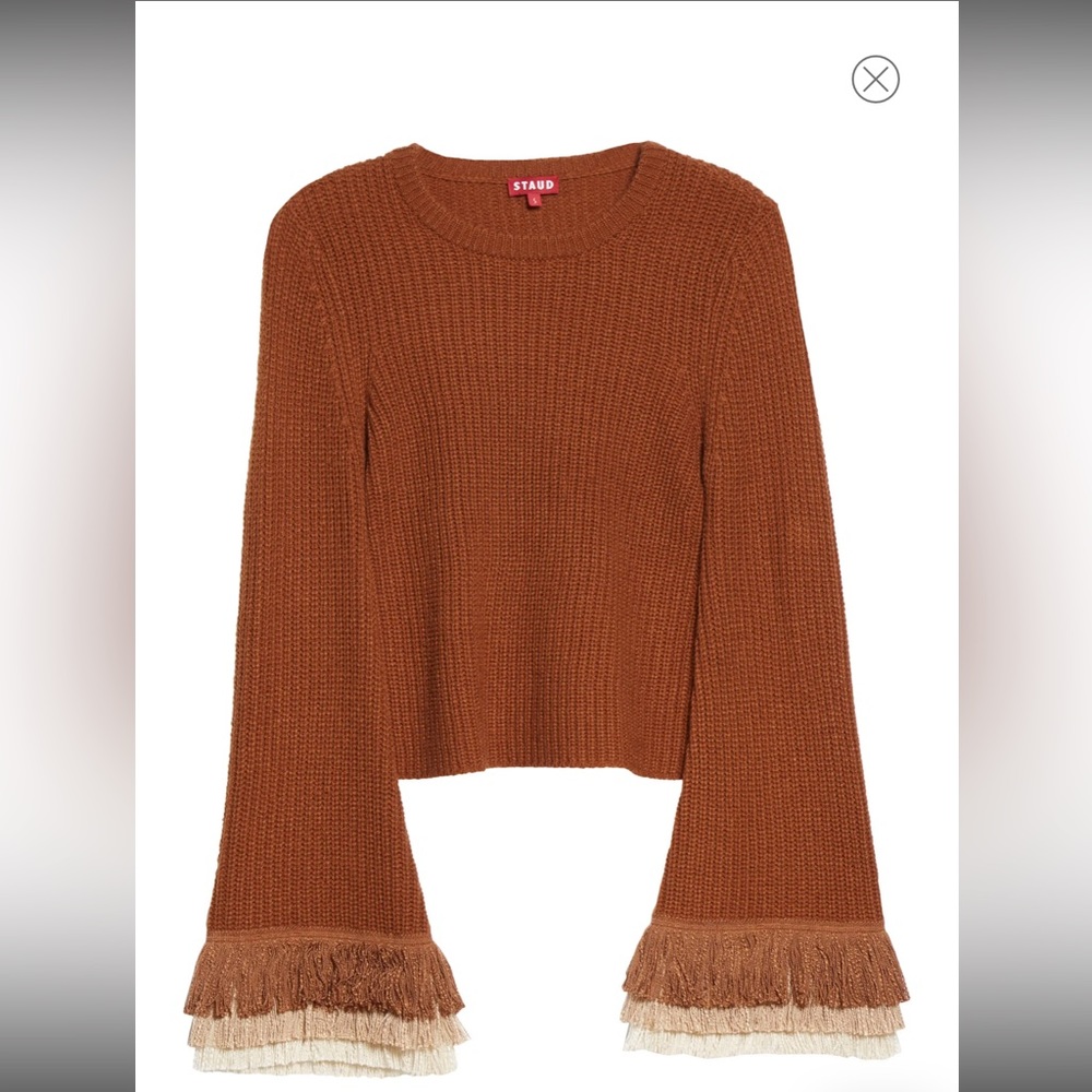 Staud fringe sweater